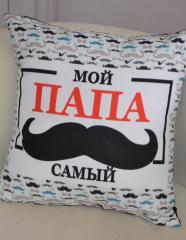 Подушка с фотопечатью Папа